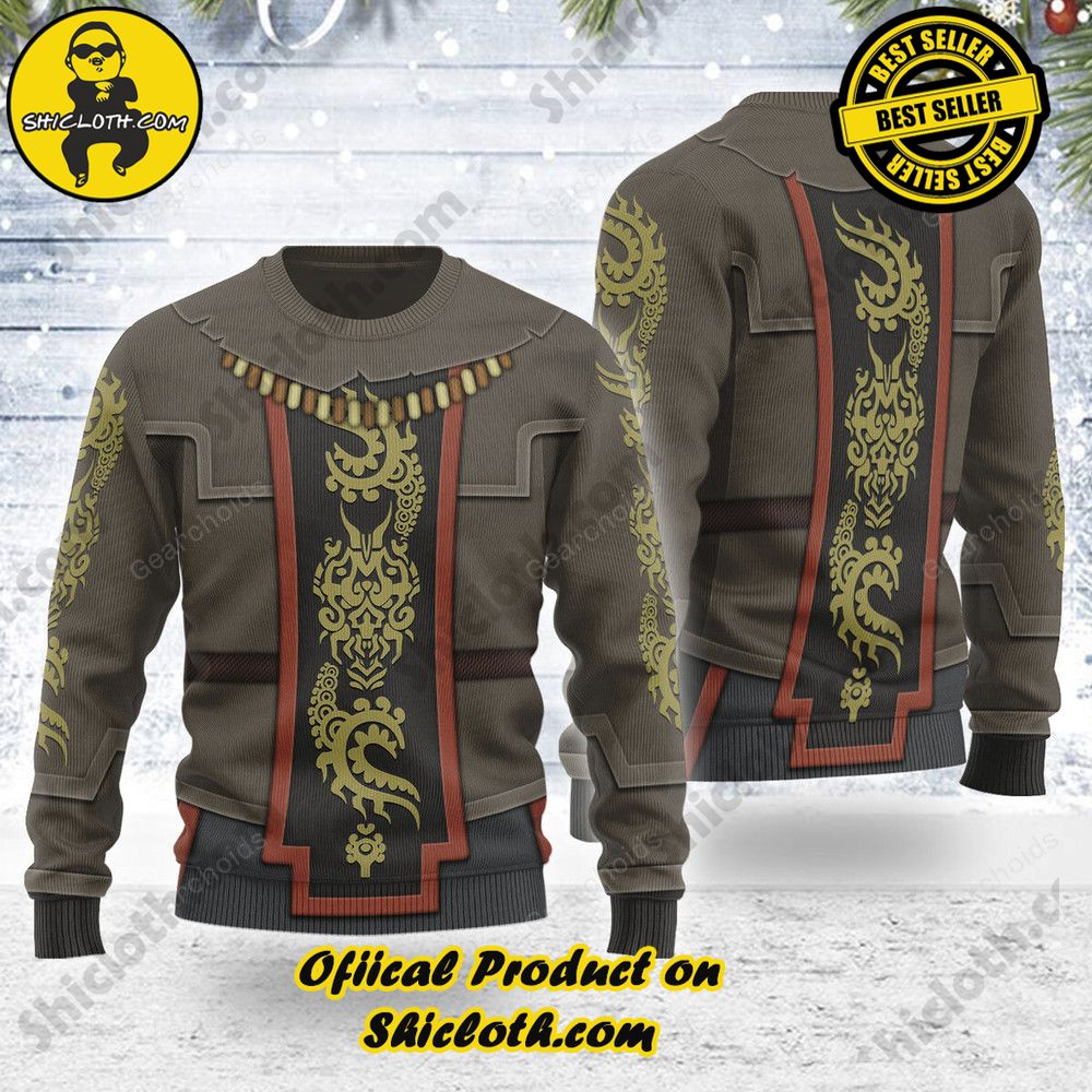 Wrap Up in Style: Shicloth's Enchanting Christmas Sweater Collection 110 Depths Gloom Themed Costume Unisex Christmas Wool Sweater