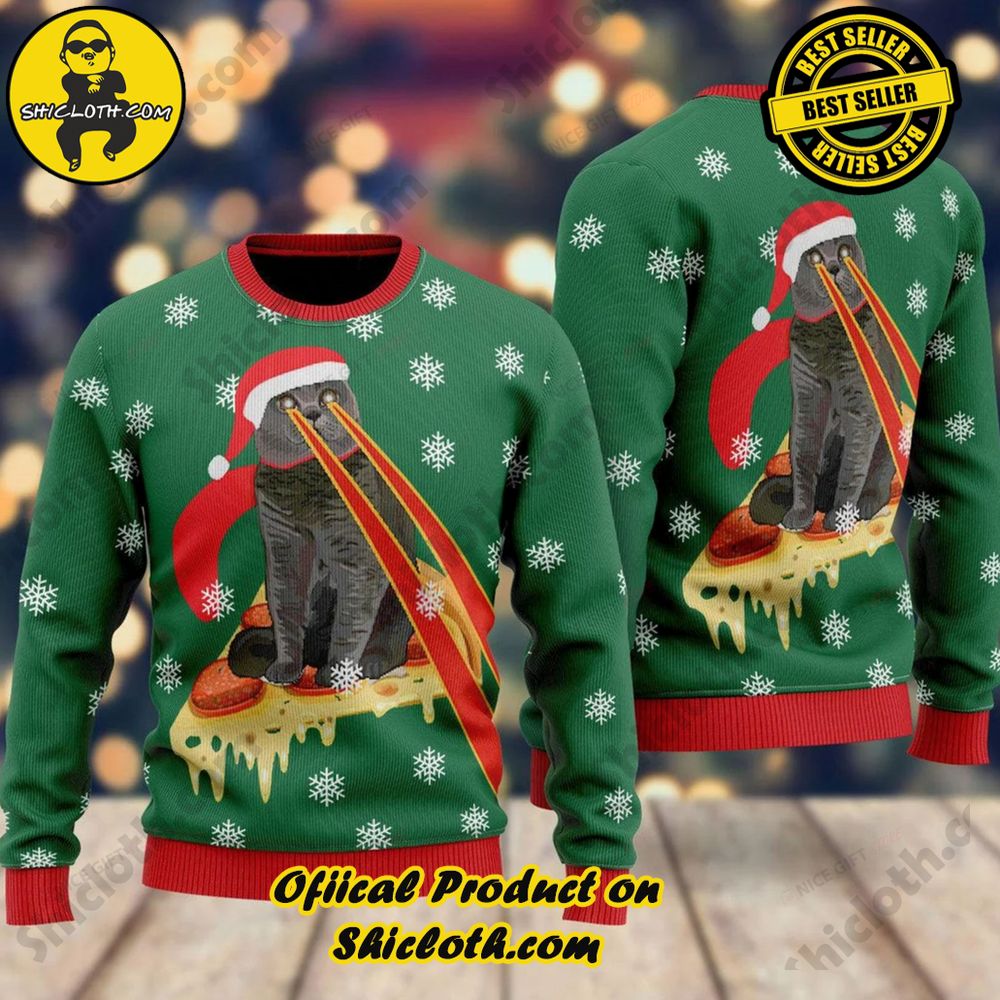 Best Seller Wrap Up in Style: Shicloth's Enchanting Christmas Sweater Collection 54 Drax Pizza Cat Christmas Ugly Sweater