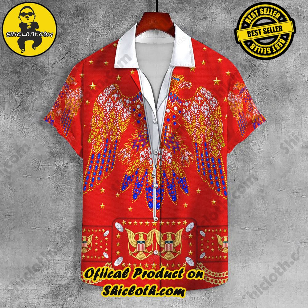 Lapels Redefined: Discover the Versatility of Shiclothshop's UNISEX LAPEL SHIRT 5 Elvis Aloha UNISEX LAPEL SHIRT in Black