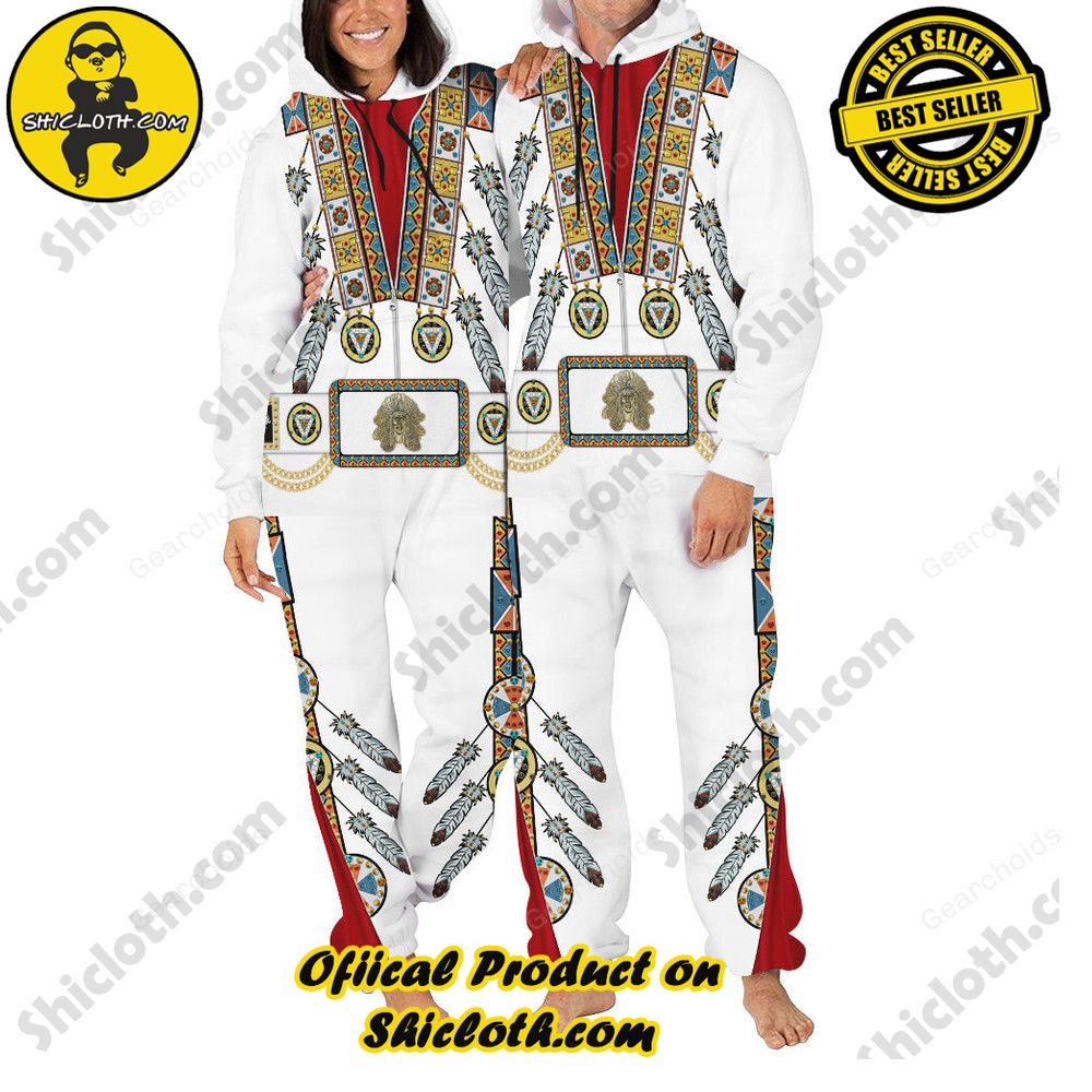 Unveiling Shiclothshop's Elvis Presley Outfit Costume Collection 4 Elvis Cisco Red jumpsuit Costume