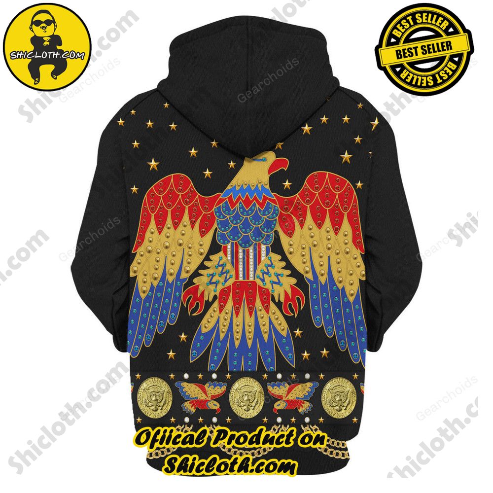 Elvis EAGLE Black Costume Hoodie Sweatshirt T-Shirt Sweatpants 11 Elvis EAGLE Black Costume Hoodie Sweatshirt T-Shirt Sweatpants - Image 11