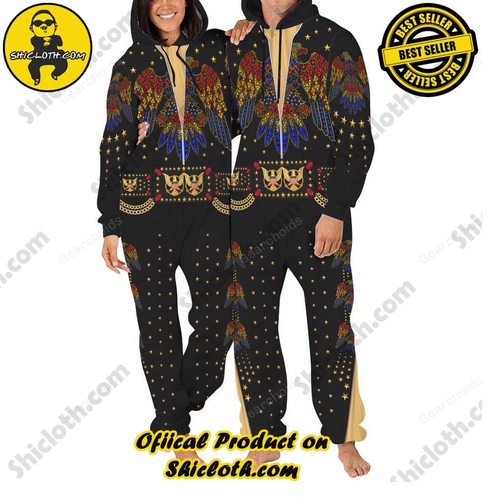 Unveiling Shiclothshop's Elvis Presley Outfit Costume Collection 7 Elvis EAGLE jumpsuit Costume