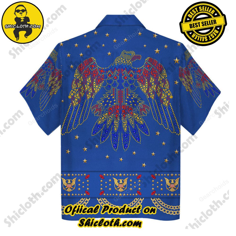 Elvis EAGLE Blue Costume Hoodie Sweatshirt T-Shirt Sweatpants 3 Elvis EAGLE Blue Costume Hoodie Sweatshirt T-Shirt Sweatpants - Image 3