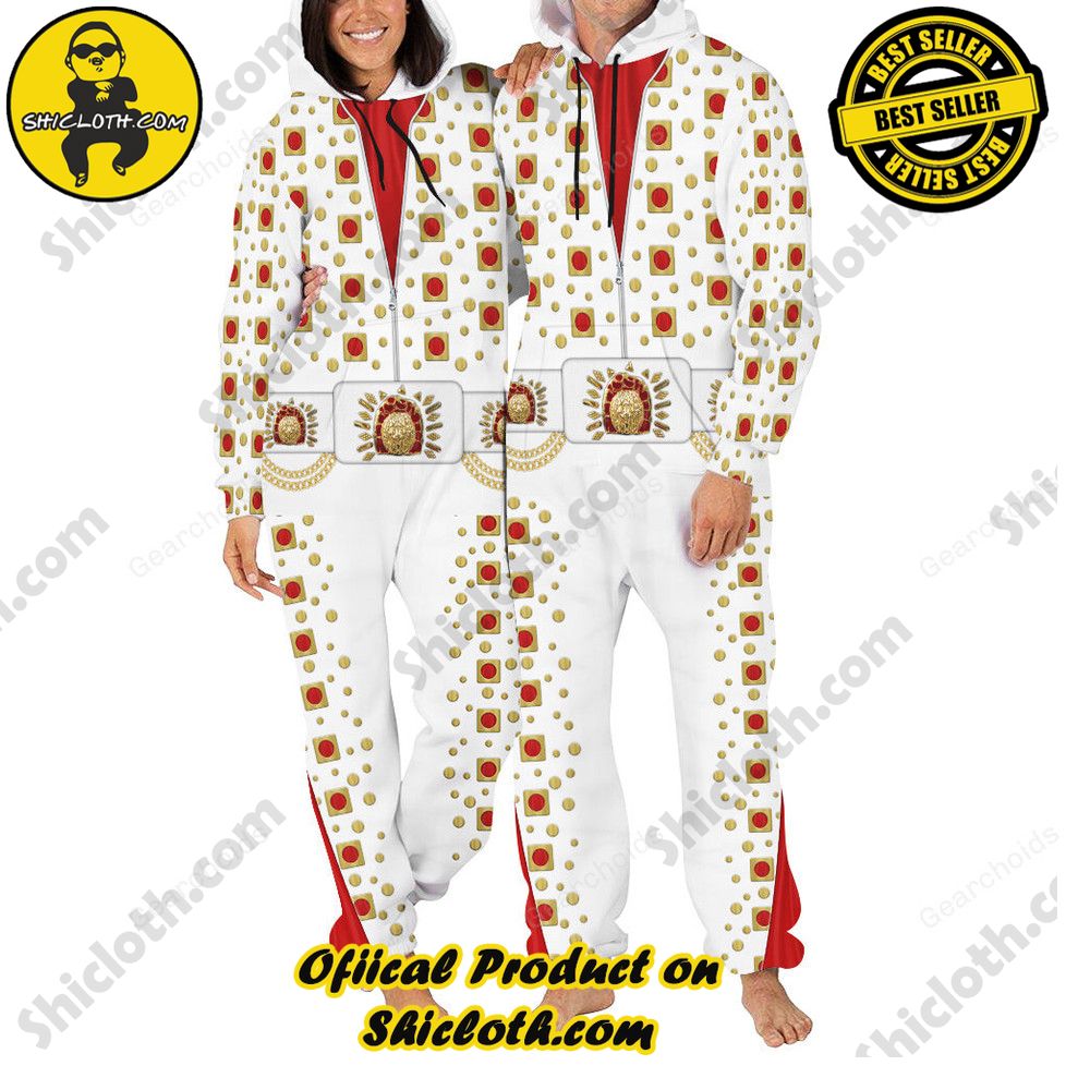 Unveiling Shiclothshop's Elvis Presley Outfit Costume Collection 12 Elvis Flower jumpsuit Costume