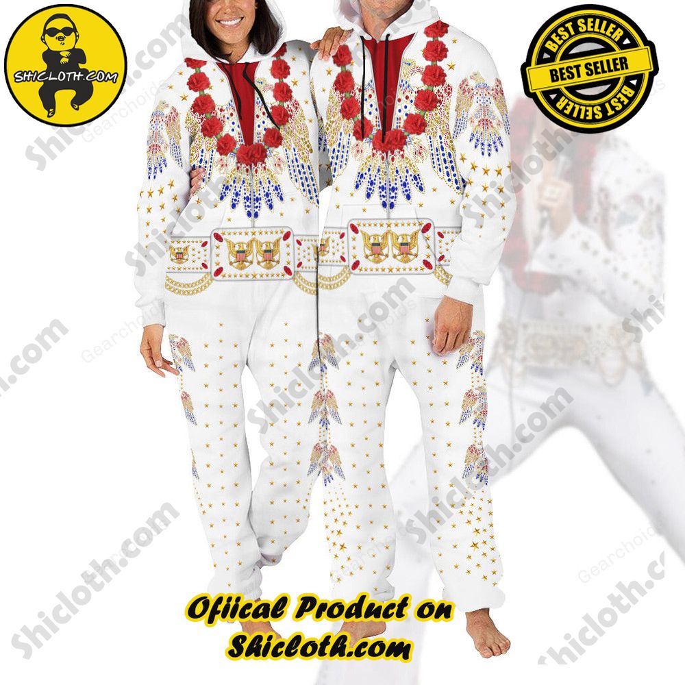 Unveiling Shiclothshop's Elvis Presley Outfit Costume Collection 14 Elvis 'Loving You' 1957 jumpsuit Costume