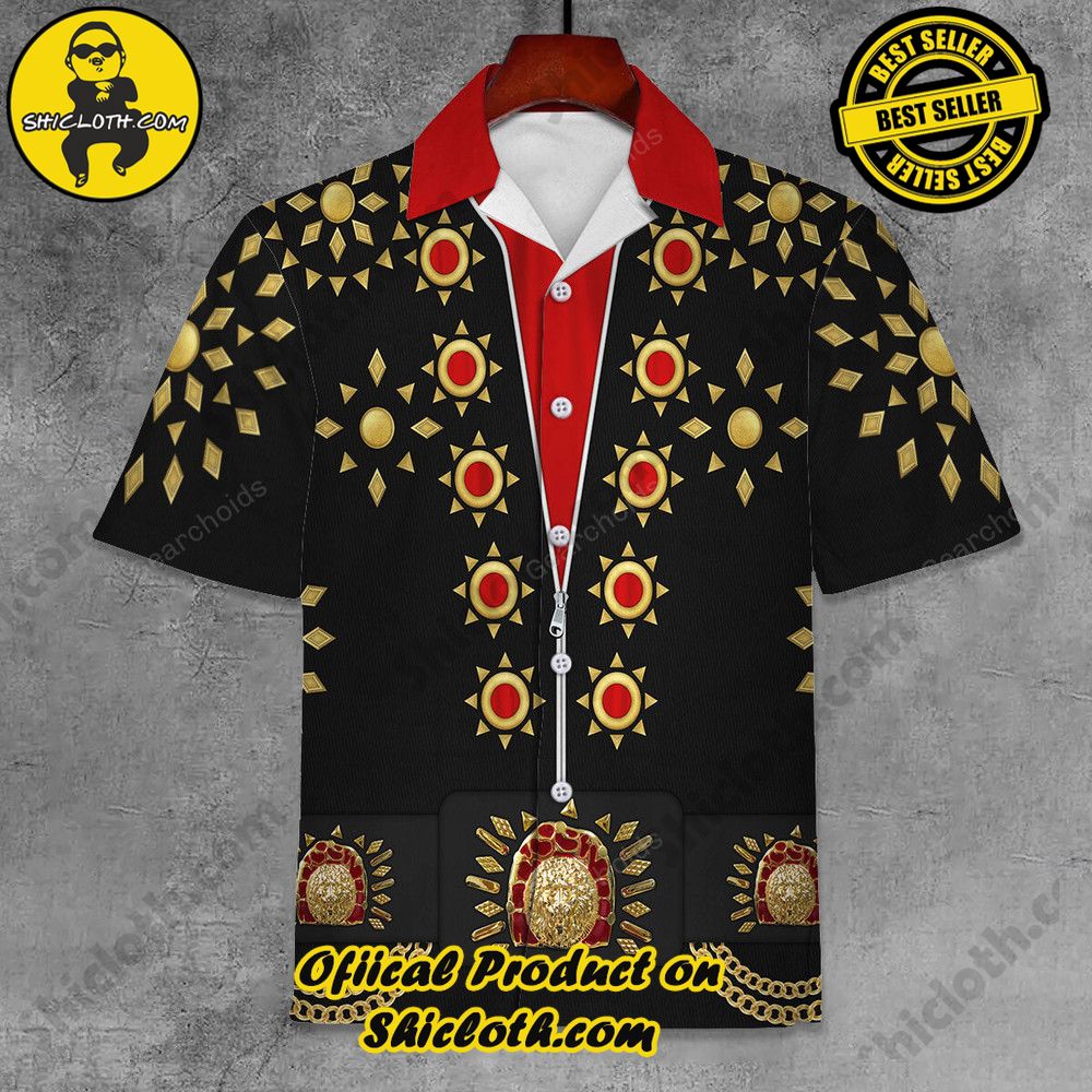 Hot Limited Unveiling the Stellar Collection of Elvis Presley Outfit Costume by Shiclothshop 47 Elvis Matador Eagle Unisex Hawaii Shirt