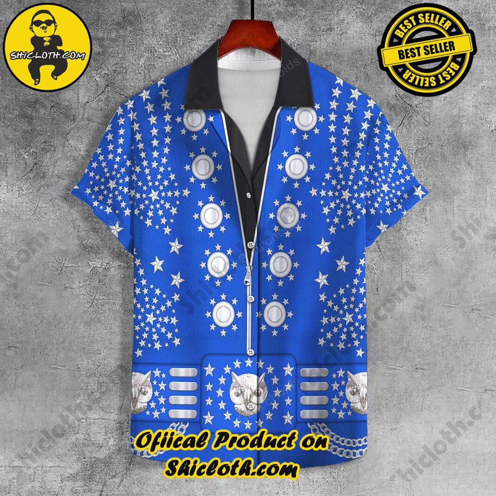 Lapels Redefined: Discover the Versatility of Shiclothshop's UNISEX LAPEL SHIRT 24 Elvis Owl UNISEX LAPEL SHIRT
