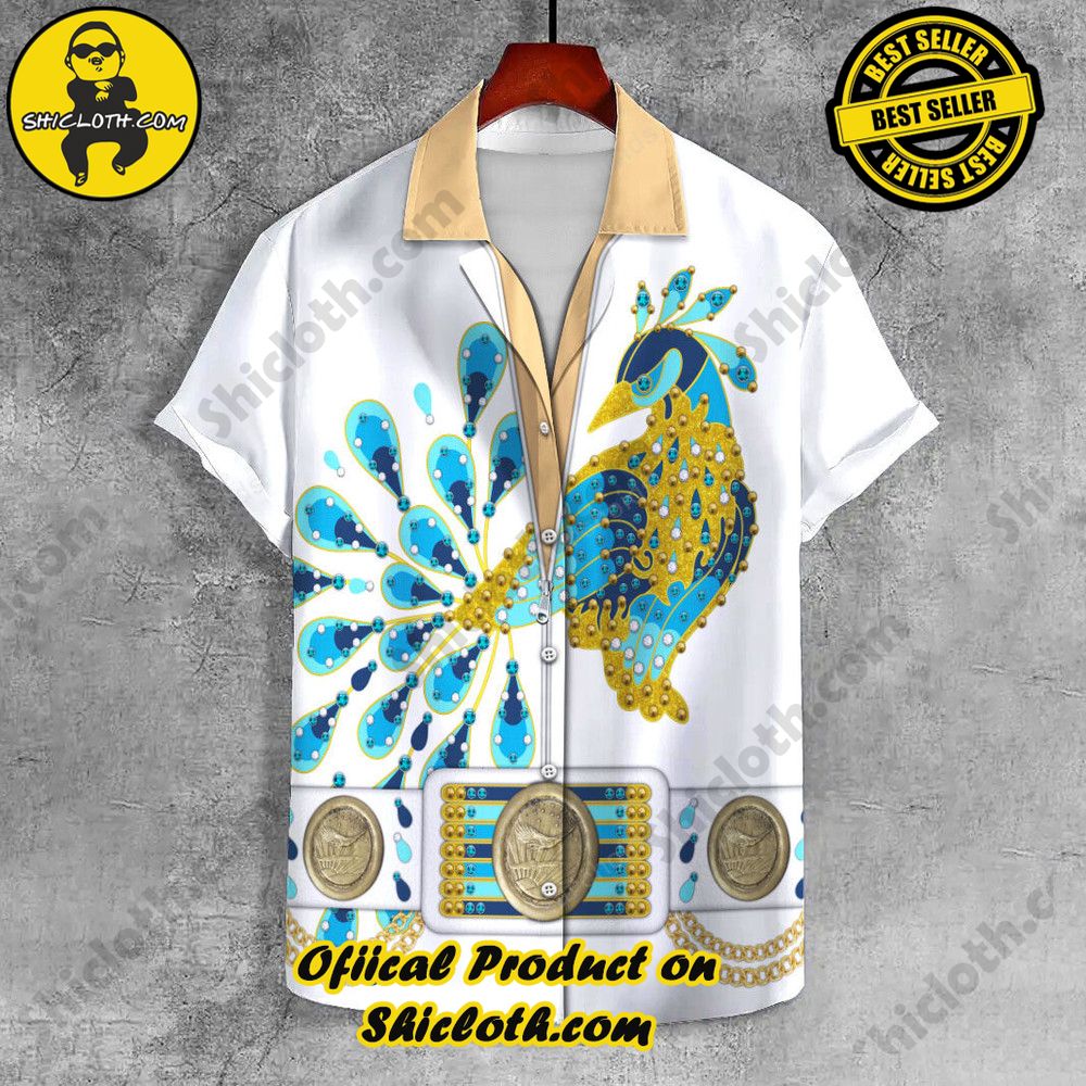 Lapels Redefined: Discover the Versatility of Shiclothshop's UNISEX LAPEL SHIRT 25 Elvis Peacock UNISEX LAPEL SHIRT