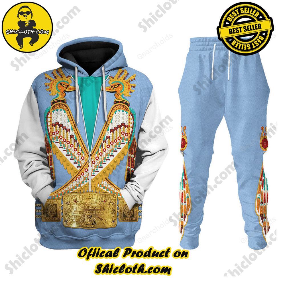 Hot Limited Unveiling the Stellar Collection of Elvis Presley Outfit Costume by Shiclothshop 50 Elvis Prehistoric Bird Costume Hoodie Sweatshirt T-Shirt Sweatpants