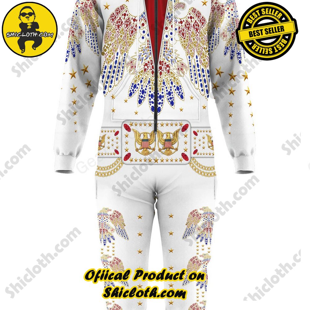 Elvis Presley Eagle jumpsuit Costume 2 Elvis Presley Eagle jumpsuit Costume - Image 2