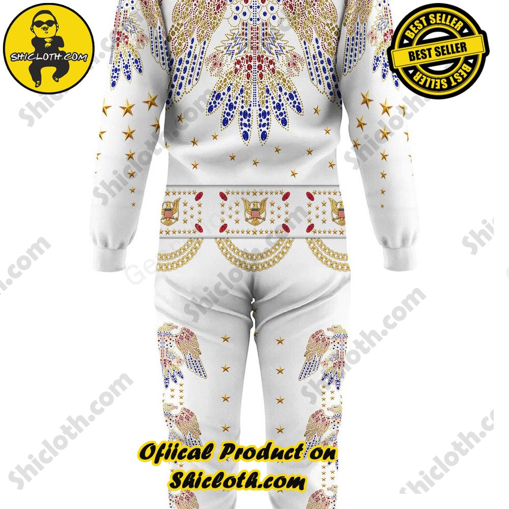 Elvis Presley Eagle jumpsuit Costume 3 Elvis Presley Eagle jumpsuit Costume - Image 3
