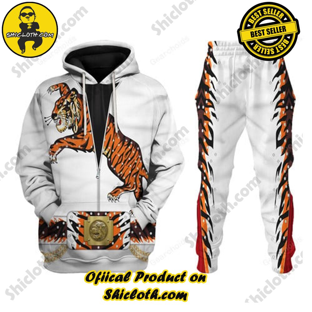 Hot Limited Unveiling the Stellar Collection of Elvis Presley Outfit Costume by Shiclothshop 13 Elvis Presley Tiger Costume Hoodie Sweatshirt T-Shirt Sweatpants