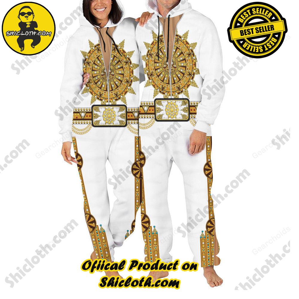 Unveiling Shiclothshop's Elvis Presley Outfit Costume Collection 20 Elvis Sun Dial jumpsuit Costume
