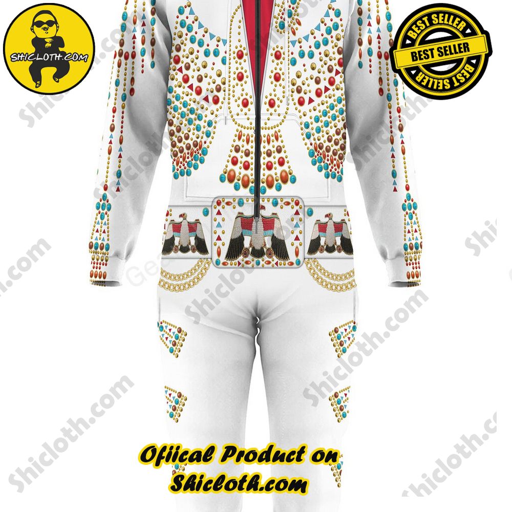 Elvis Thunderbird jumpsuit Costume 2 Elvis Thunderbird jumpsuit Costume - Image 2