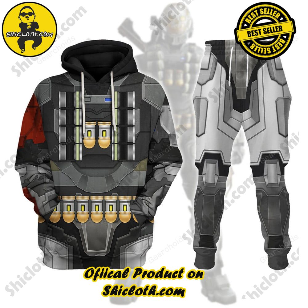 Master the Style Universe: Unveiling Shiclothshop's Halo-Themed Apparel Collection 4 Emile-A239 Costume Hoodie Sweatshirt T-Shirt Zip Hoodie Sweatpants