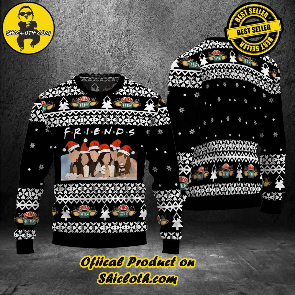 Best Seller Wrap Up in Style: Shicloth's Enchanting Christmas Sweater Collection 16 F.R.I.E.N.D.S Christmas Ugly Sweater