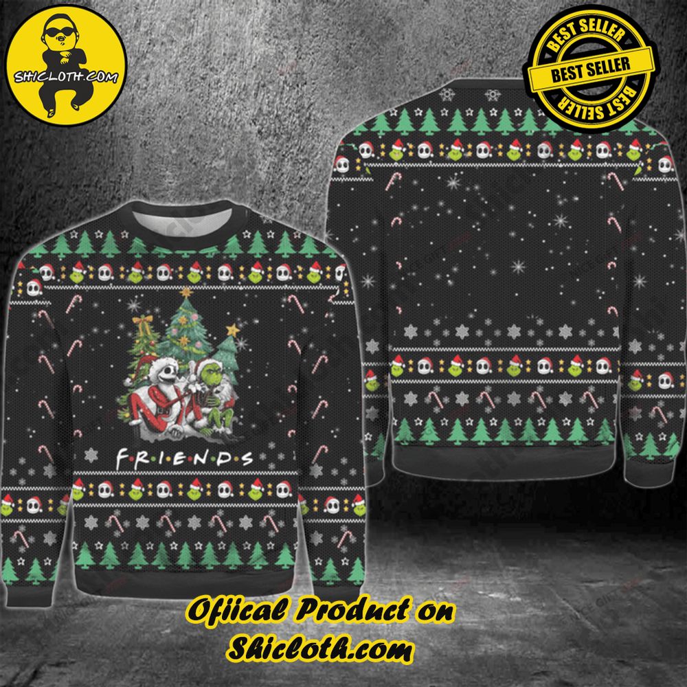 Hot Trending Wrap Up in Style: Shicloth's Enchanting Christmas Sweater Collection 110 F.R.I.E.N.D.S Christmas Ugly Sweater Version 1
