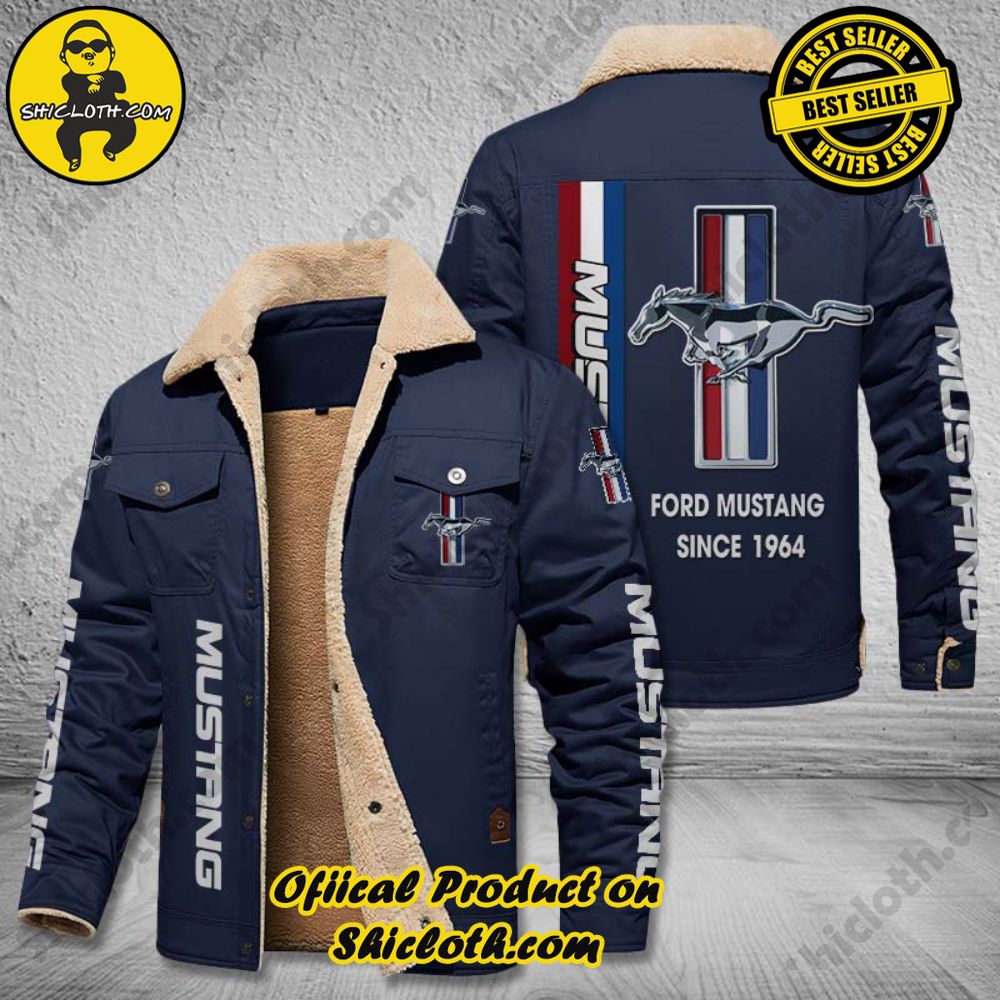 Hot Trending The Perfect Cozy Fleece Leather Jacket Gift 22 Ford Mustang Fleece Leather Jacket