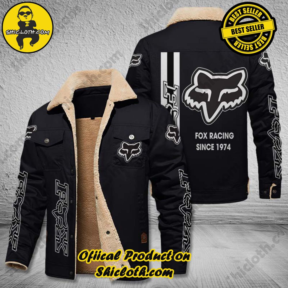 Best Seller The Perfect Cozy Fleece Leather Jacket Gift 21 Fox Racing Fleece Leather Jacket
