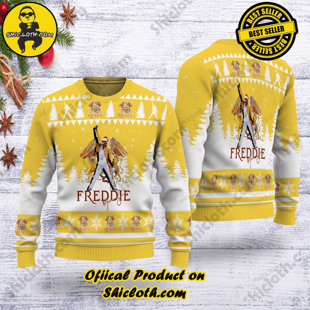 Best Seller Wrap Up in Style: Shicloth's Enchanting Christmas Sweater Collection 60 Freddie Mercury Christmas Ugly Sweater