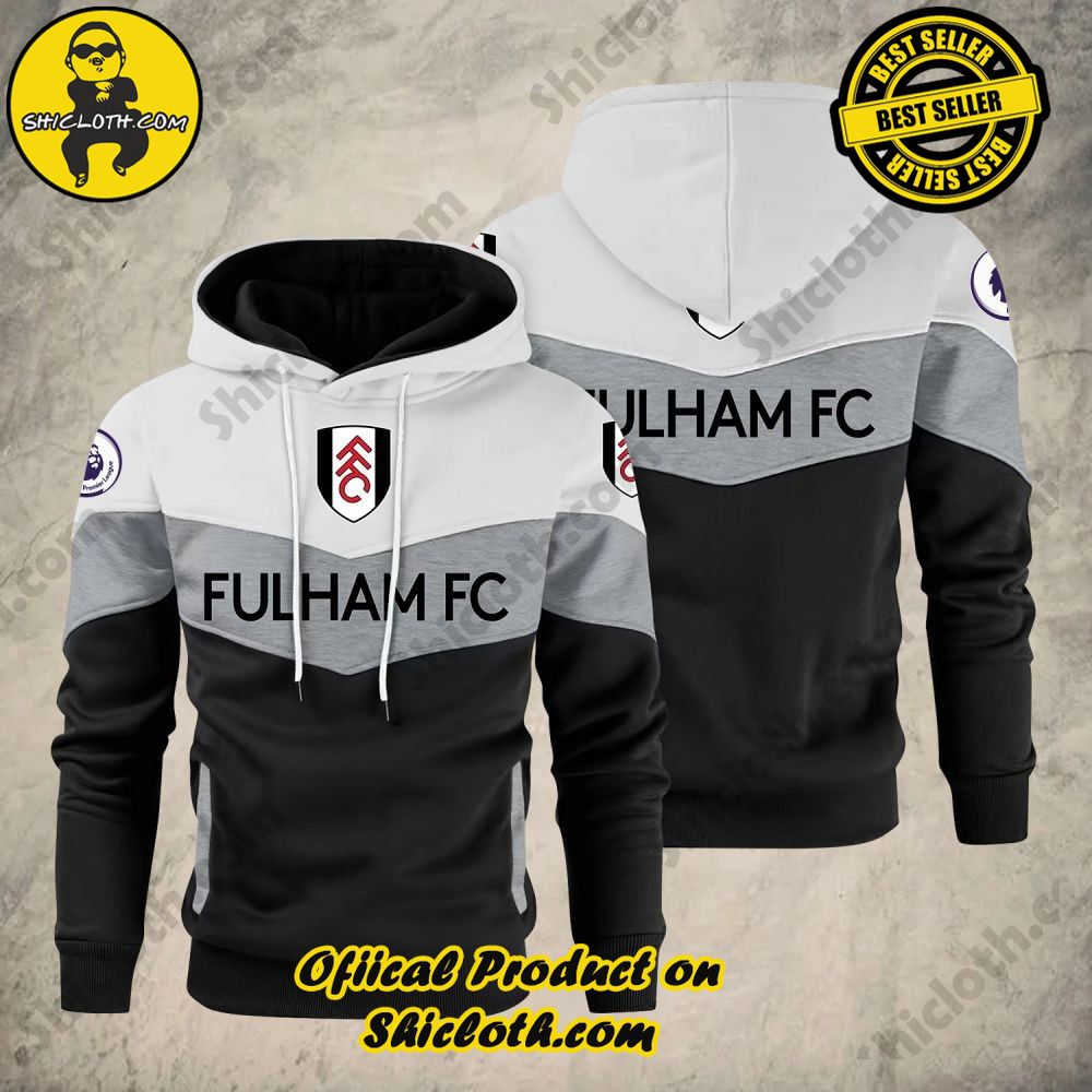 Shiclothshop's Patchwork Hoodie – A Fusion of Style, Comfort, and Artistic Expression 11 Fulham Premier League Patchwork Hoodie