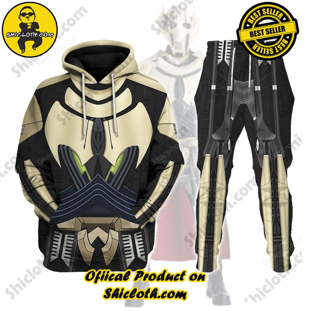 Galactic Glam: Unveiling the Stellar Collection of Star Wars Outfit Costumes by Shiclothshop 26 General Grievous Costume Hoodie Sweatshirt T-Shirt Sweatpants