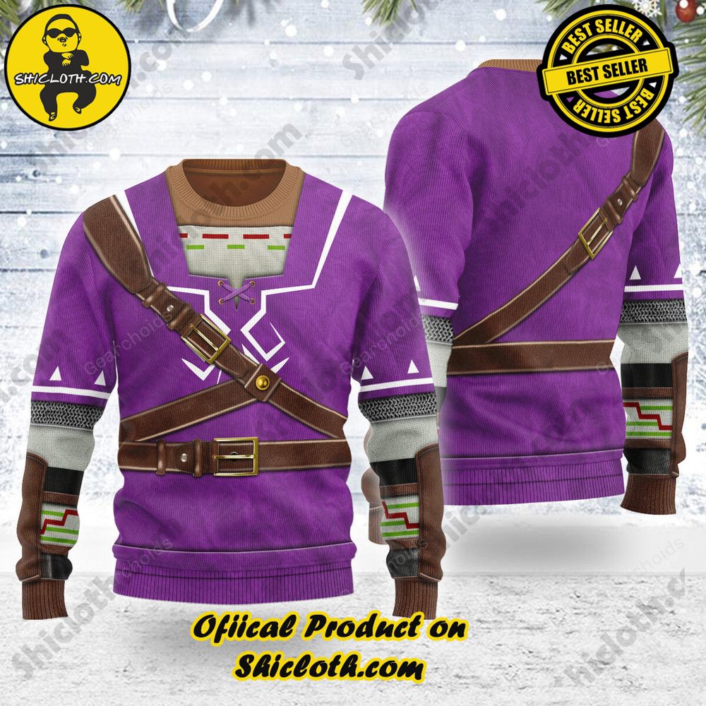 Wrap Up in Style: Shicloth's Enchanting Christmas Sweater Collection 114 Goron Tunic Costume Unisex Christmas Wool Sweater