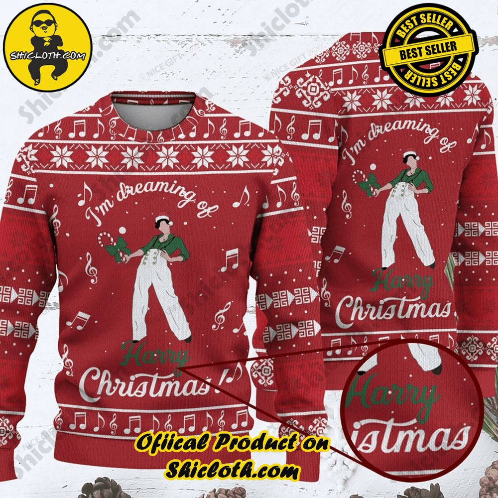 Best Seller Wrap Up in Style: Shicloth's Enchanting Christmas Sweater Collection 63 I am Dreaming Of Harry Christmas Christmas Ugly Sweater