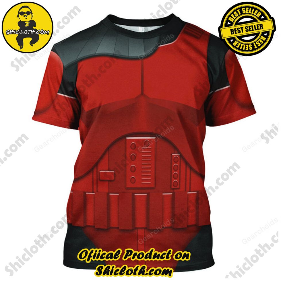 Imprerial Crimson Stormtrooper Costume Hoodie Sweatshirt T-Shirt Sweatpants 4 Imprerial Crimson Stormtrooper Costume Hoodie Sweatshirt T-Shirt Sweatpants - Image 4