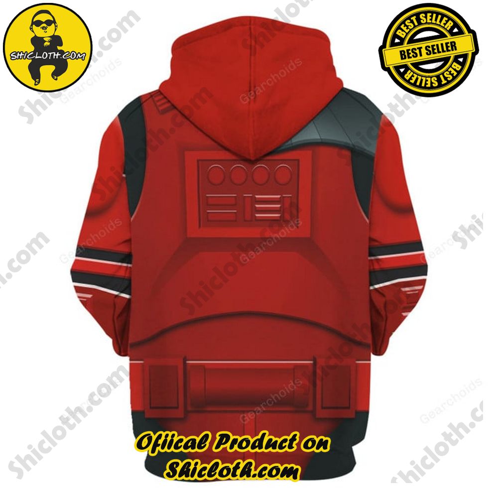 Imprerial Crimson Stormtrooper Costume Hoodie Sweatshirt T-Shirt Sweatpants 7 Imprerial Crimson Stormtrooper Costume Hoodie Sweatshirt T-Shirt Sweatpants - Image 7