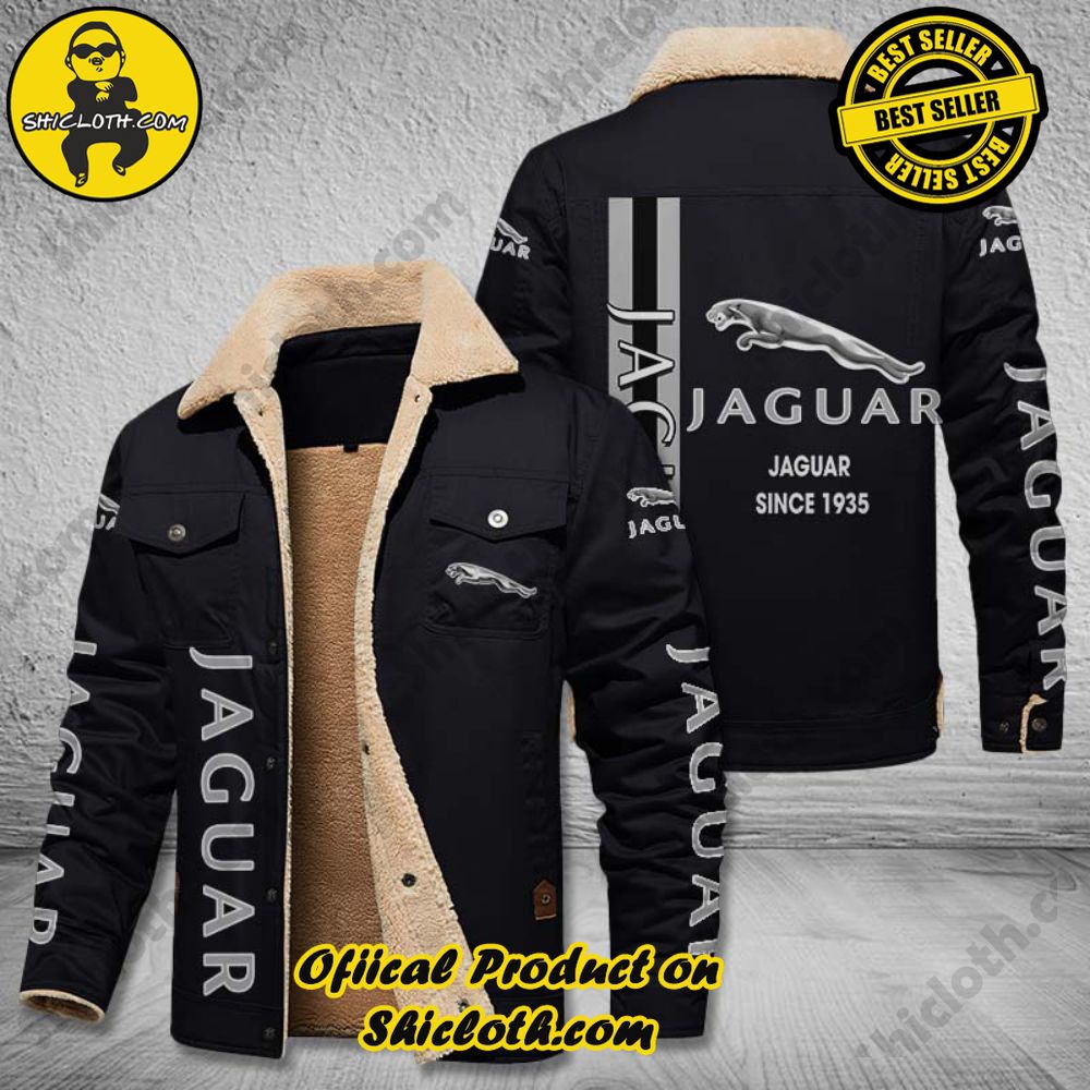 Best Seller The Perfect Cozy Fleece Leather Jacket Gift 26 Jaguar Fleece Leather Jacket