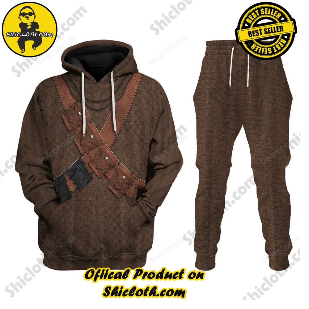 Galactic Glam: Unveiling the Stellar Collection of Star Wars Outfit Costumes by Shiclothshop 31 Jawa Costume Hoodie Sweatshirt T-Shirt Sweatpants