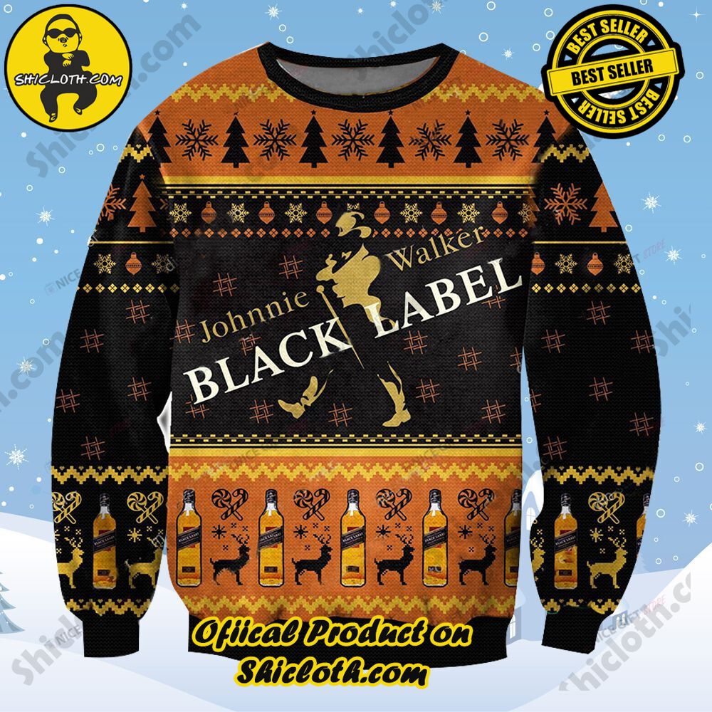 Hot Trending Wrap Up in Style: Shicloth's Enchanting Christmas Sweater Collection 23 Johnnie Walker Christmas Ugly Sweater