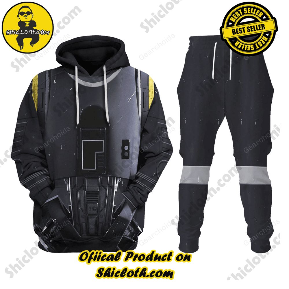 Hot Limited Unveiling the Stellar Collection of Star Wars Outfit Costumes by Shiclothshop 9 K-2SO Costume Hoodie Sweatshirt T-Shirt Sweatpants