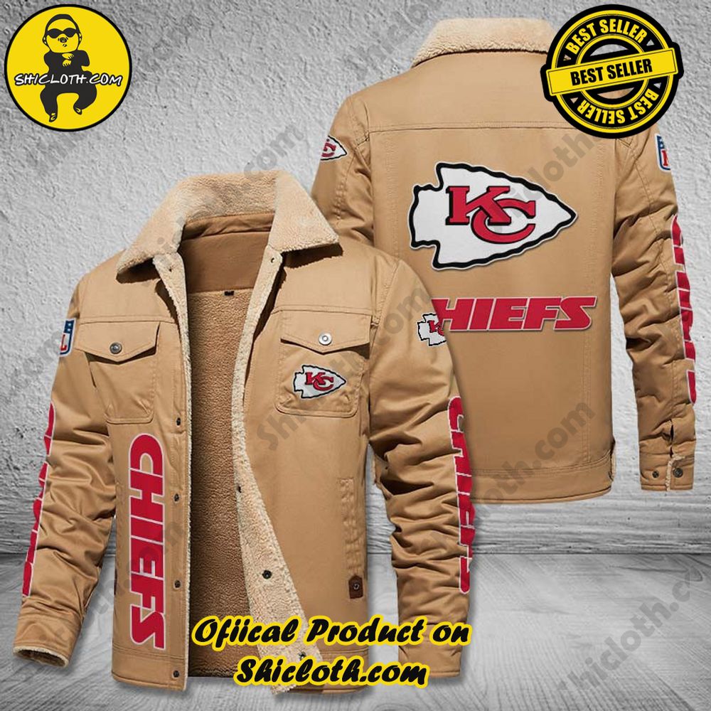 Hot Trending The Perfect Cozy Fleece Leather Jacket Gift 29 Kansas City Chiefs NFL Fleece Leather Jacket