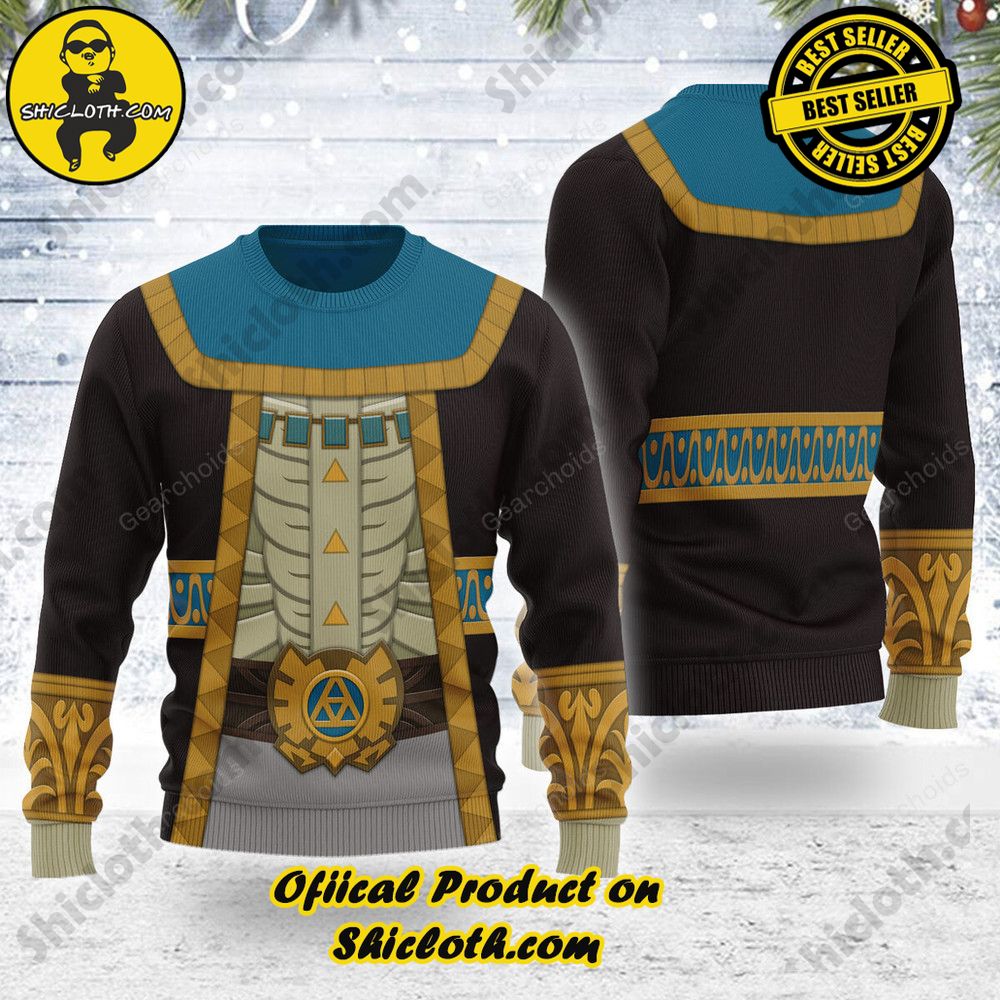 Wrap Up in Style: Shicloth's Enchanting Christmas Sweater Collection 118 King of Hyrule Themed Costume Unisex Christmas Wool Sweater
