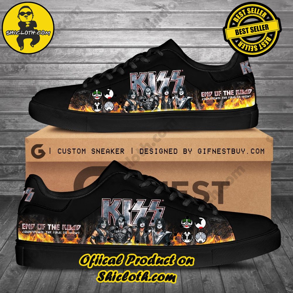 Step into Style: Shiclothshop's Stan Smith Shoes – The Perfect Gift for the Sport Enthusiast 20 Kiss Band Adidas Stan Smith Shoes Ver 1