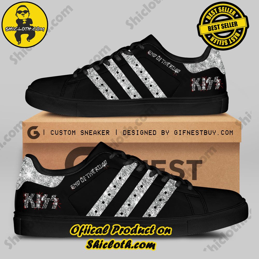 Step into Style: Shiclothshop's Stan Smith Shoes – The Perfect Gift for the Sport Enthusiast 21 Kiss Band Adidas Stan Smith Shoes Ver 2
