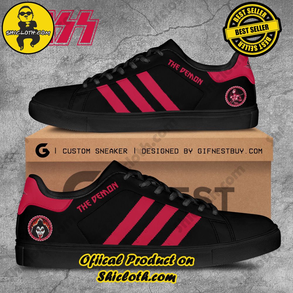 Step into Style: Shiclothshop's Stan Smith Shoes – The Perfect Gift for the Sport Enthusiast 23 Kiss Band Adidas Stan Smith Shoes Ver 4