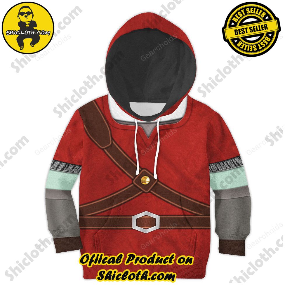 Knights of Skyloft Red Costume Kid Tops Hoodie Sweatshirt T-Shirt