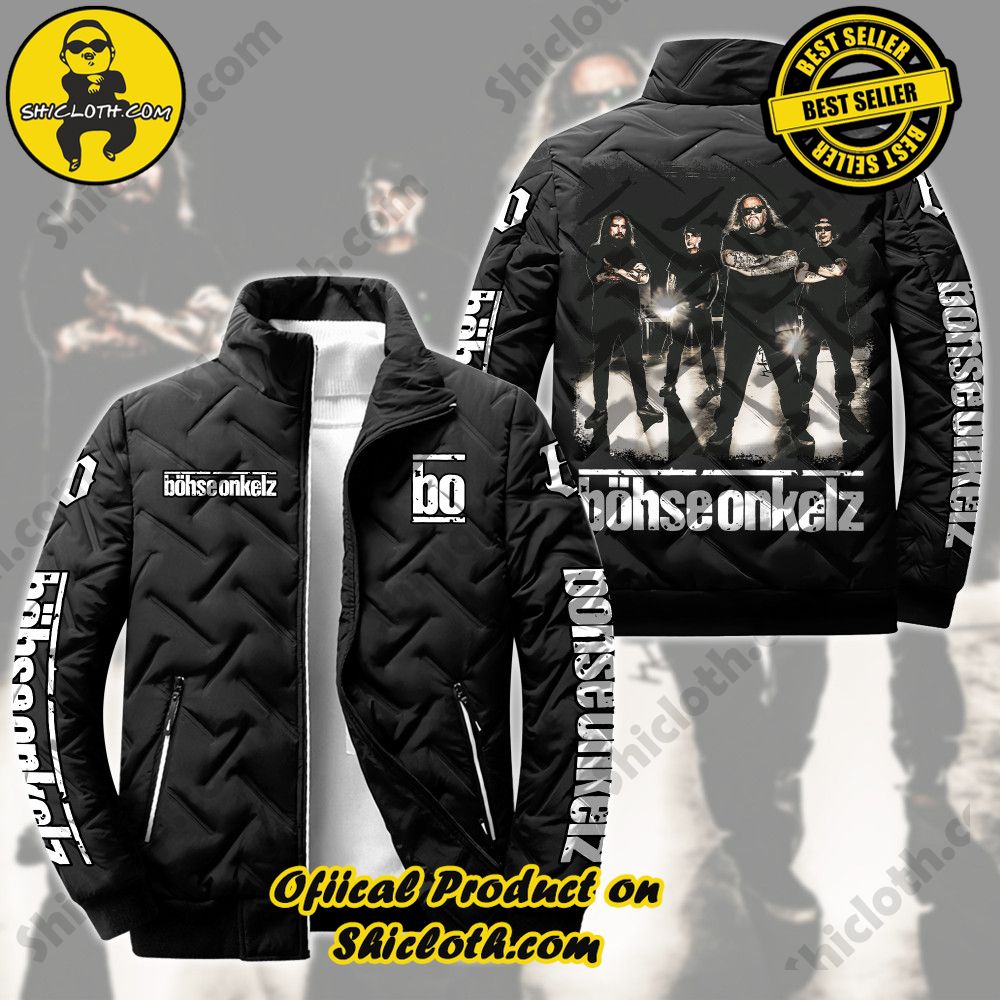 Elevate Your Winter Style with Shiclothshop's Trendsetting Puffer Jackets 1 Limited Edition Bohse Onkelz Puffer Jacket Ver 1