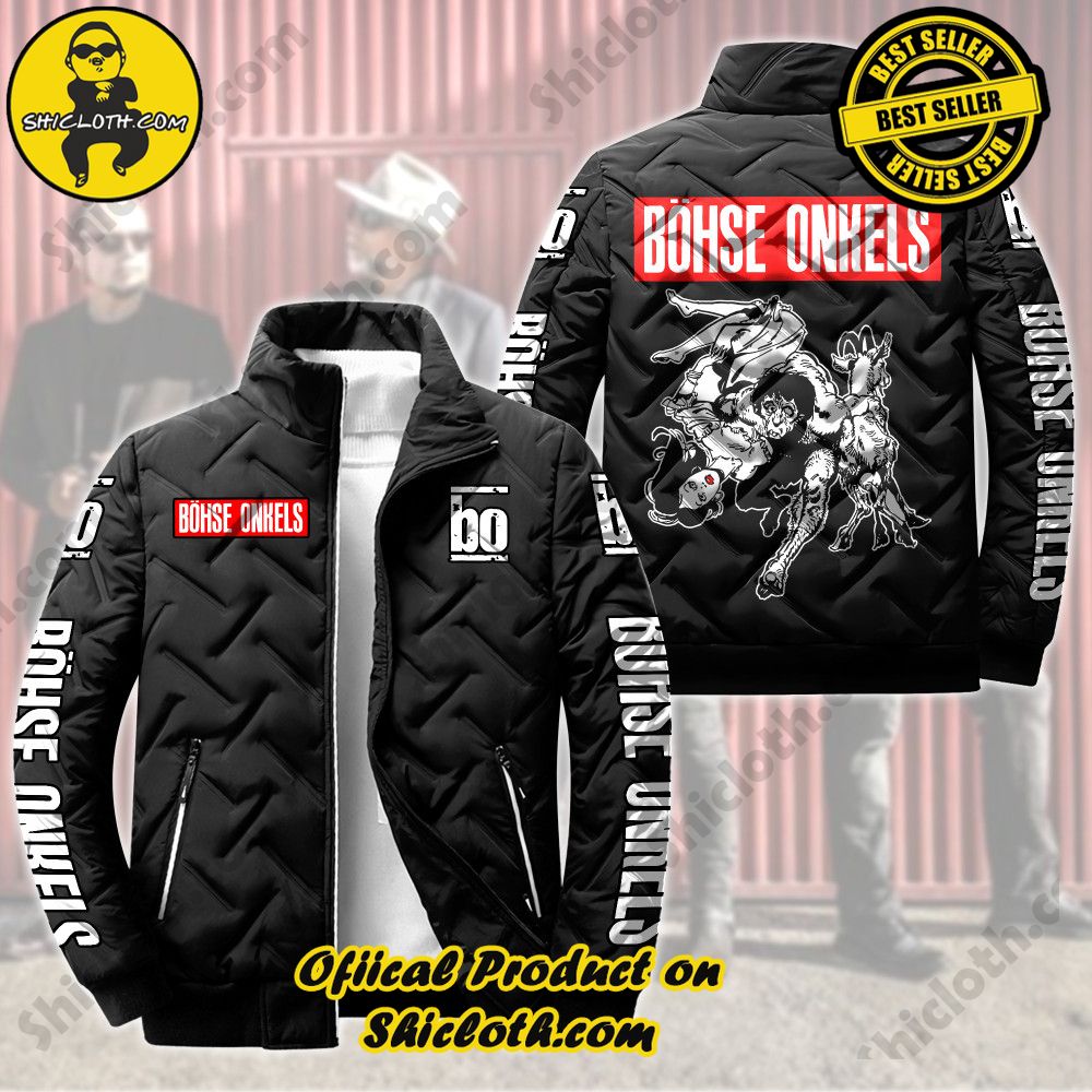Elevate Your Winter Style with Shiclothshop's Trendsetting Puffer Jackets 2 Limited Edition Bohse Onkelz Puffer Jacket Ver 2