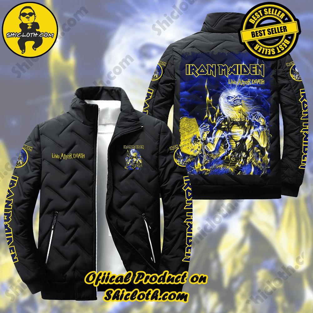 Elevate Your Winter Style with Shiclothshop's Trendsetting Puffer Jackets 5 Limited Edition Iron Maiden Puffer Jacket Ver 1