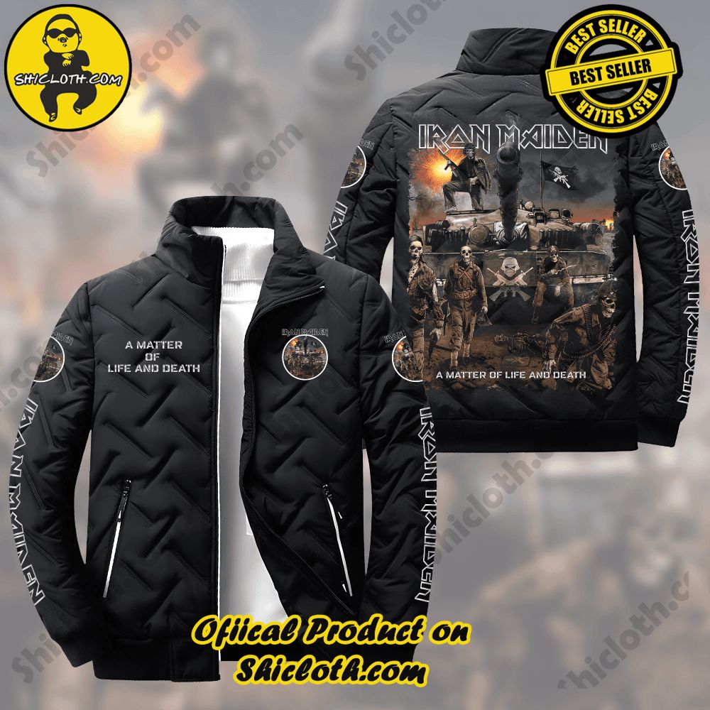 Elevate Your Winter Style with Shiclothshop's Trendsetting Puffer Jackets 9 Limited Edition Iron Maiden Puffer Jacket Ver 5