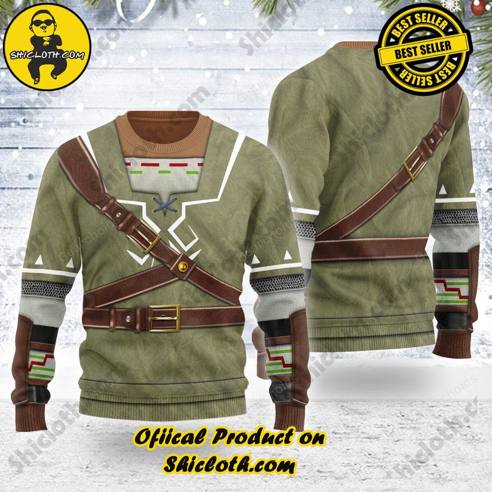 Wrap Up in Style: Shicloth's Enchanting Christmas Sweater Collection 122 Link Attire Themed Costume Unisex Christmas Wool Sweater