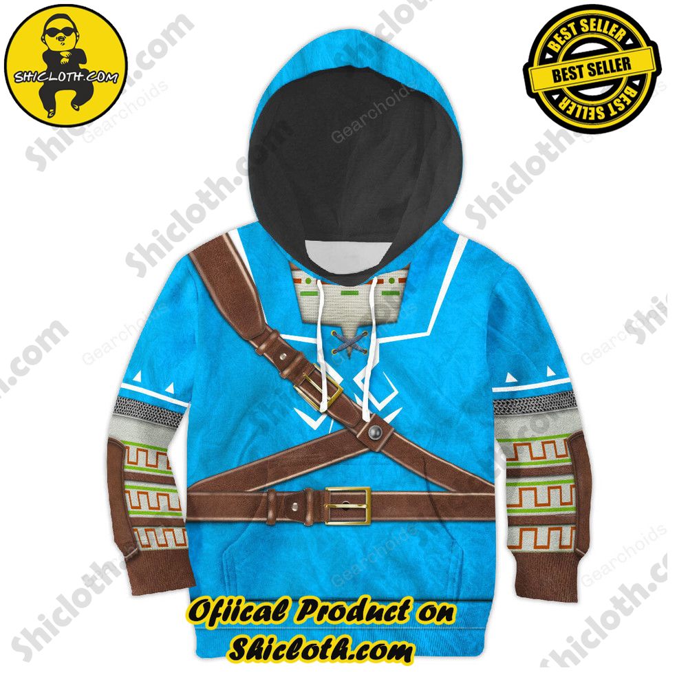 Link Zelda Champion's Tunic Kid Tops Hoodie Sweatshirt T-Shirt