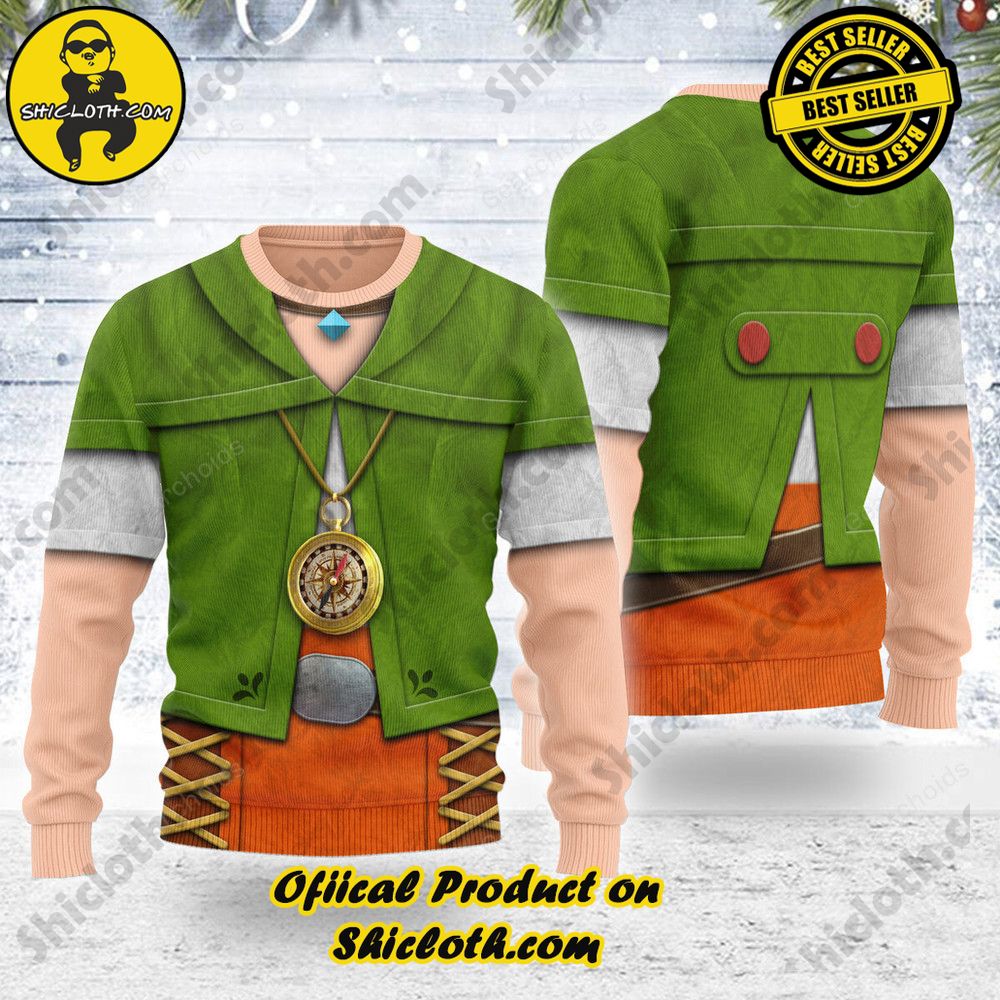 Wrap Up in Style: Shicloth's Enchanting Christmas Sweater Collection 125 Linkle Themed Costume Unisex Christmas Wool Sweater