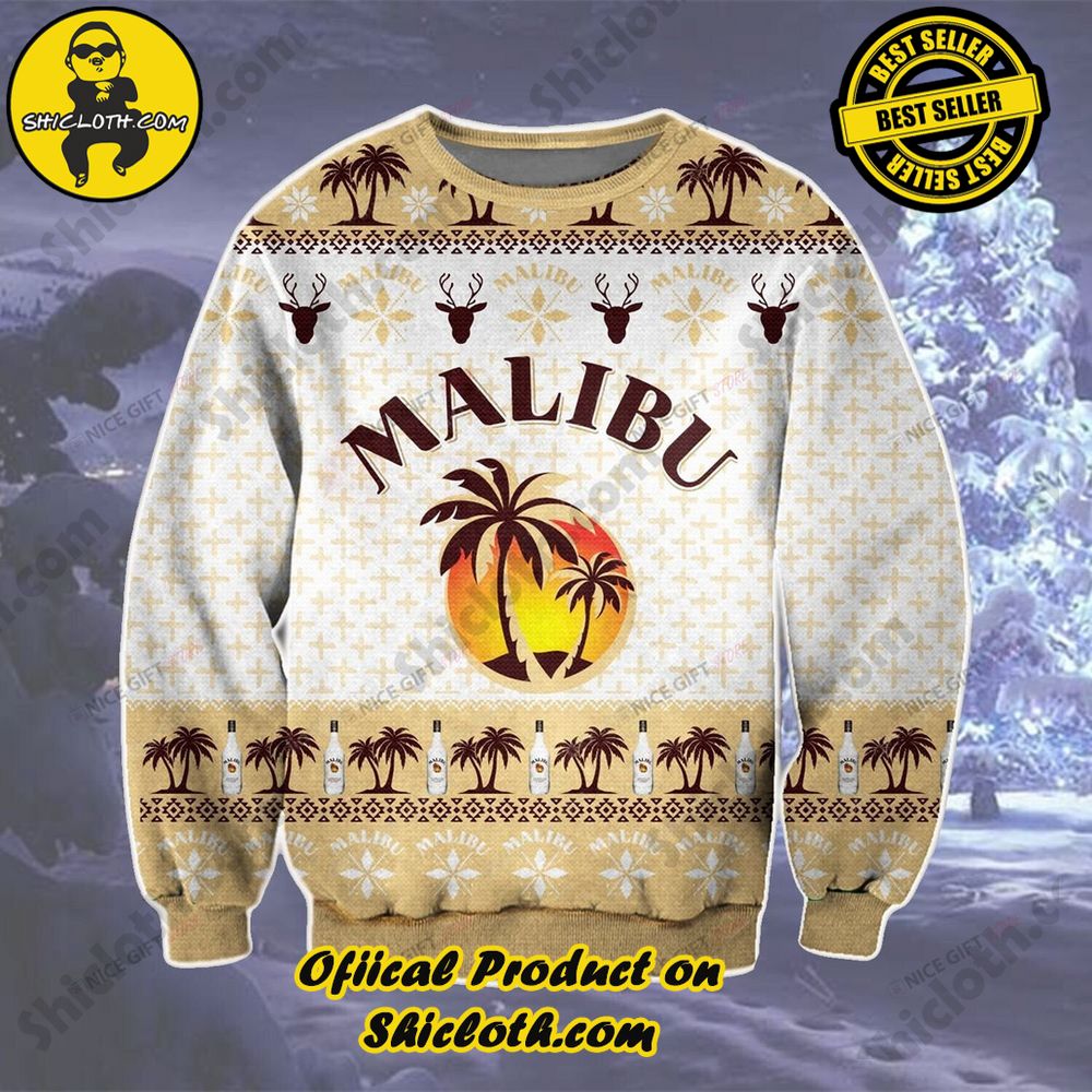 Hot Trending Wrap Up in Style: Shicloth's Enchanting Christmas Sweater Collection 31 Malibu Christmas Ugly Sweater