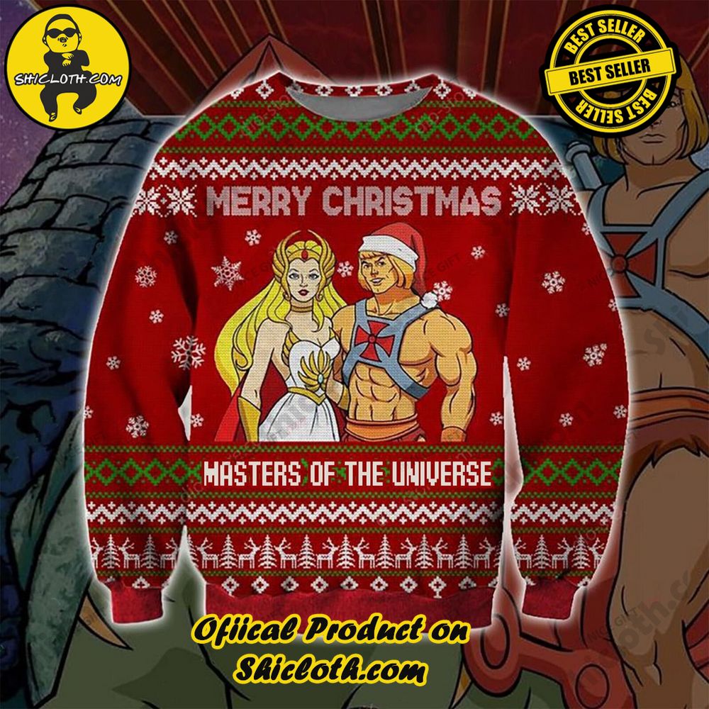 Hot Trending Wrap Up in Style: Shicloth's Enchanting Christmas Sweater Collection 35 Masters Of Universe Christmas Ugly Sweater Version 1