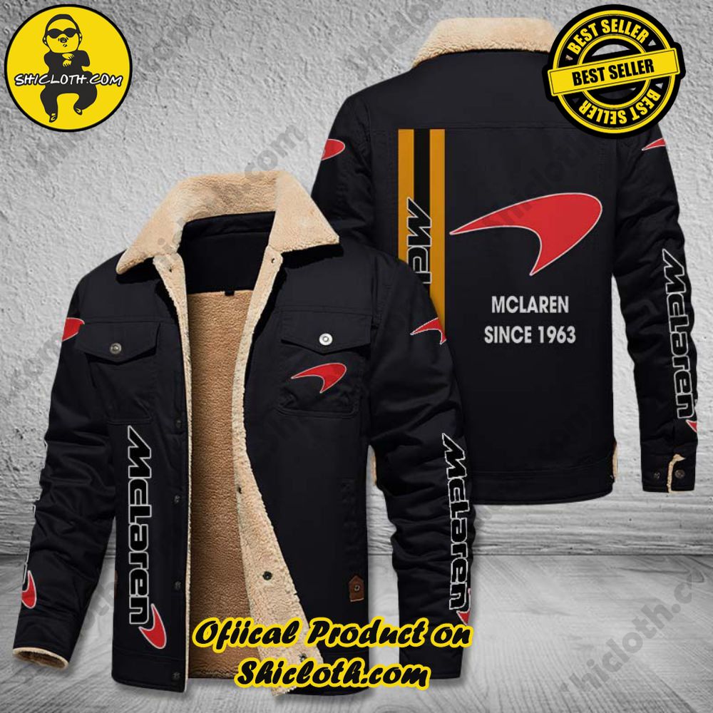 Unveiling Timeless Elegance: The Fleece Leather Jacket Collection by Shiclothshop 5 Mclaren Fleece Leather Jacket
